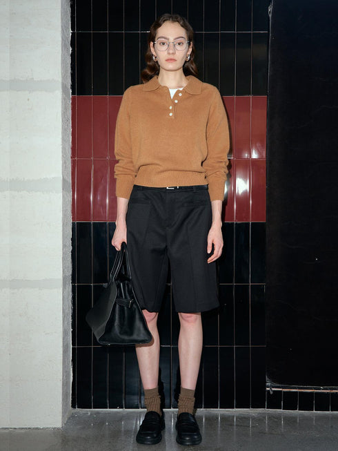Corin Wool Polo Sweater